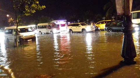 Không khí lạnh tăng cường gây mưa lớn tại các tỉnh Nam Trung Bộ
