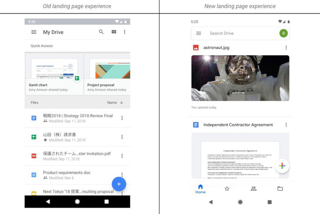 Google Drive bổ sung công cụ thay đổi giao diện