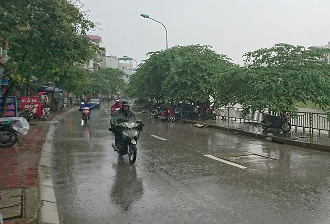 Ngày 21/5, mưa trên diện rộng tại Bắc Trung Bộ