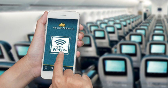 TIN TỨC MỚI - Vietnam Airlines cung cấp Wifi trên một số chuyến bay